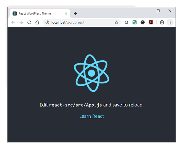 react app